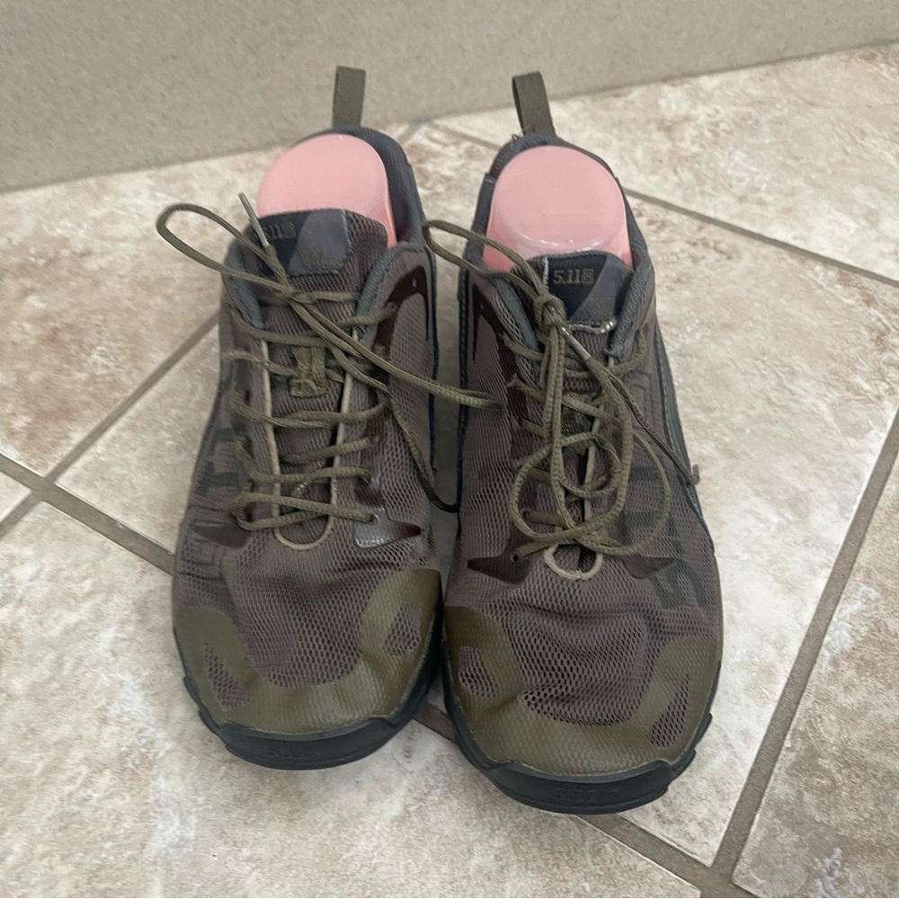 5.11 Tactical Recon Trainer Rope ABR Mens Shoes Size 7.5 Sage 141101 Pre Owned‎ - Picture 8 of 10